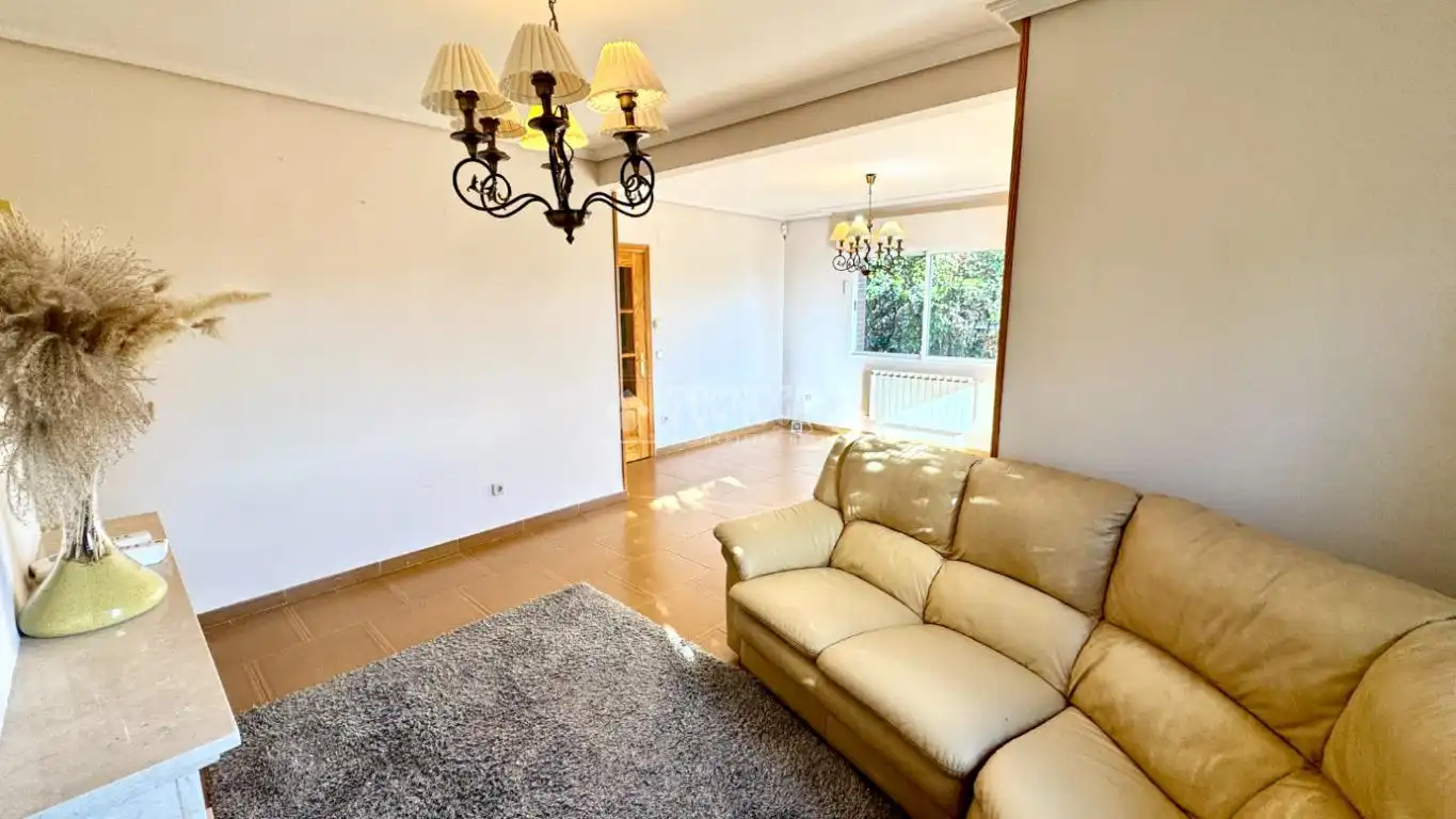 Living room of Detached homes for sale in Moralzarzal  with Heating, Terrace and Community pool