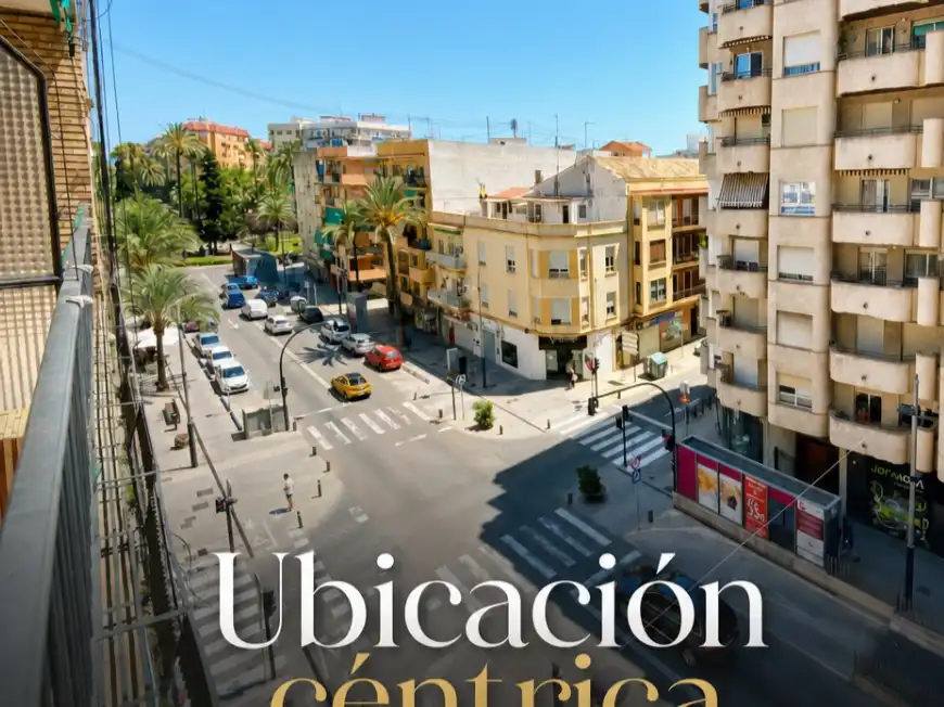 Außenansicht von Wohnung zum Verkauf in Gandia mit Klimaanlage, Terrasse und Balkon