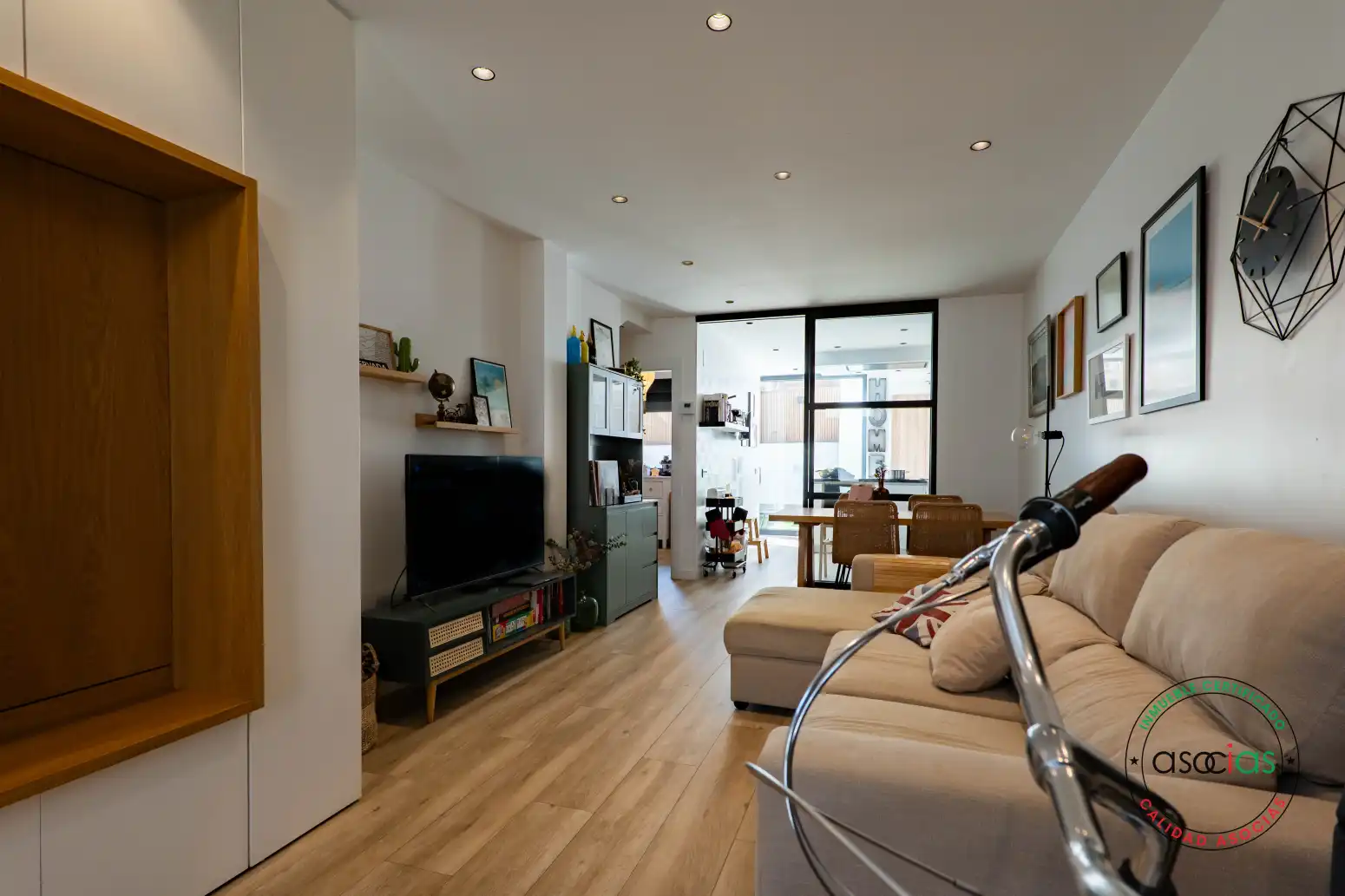 Sala de estar de Piso en venta en Gijón  con Calefacción, Terraza y Trastero