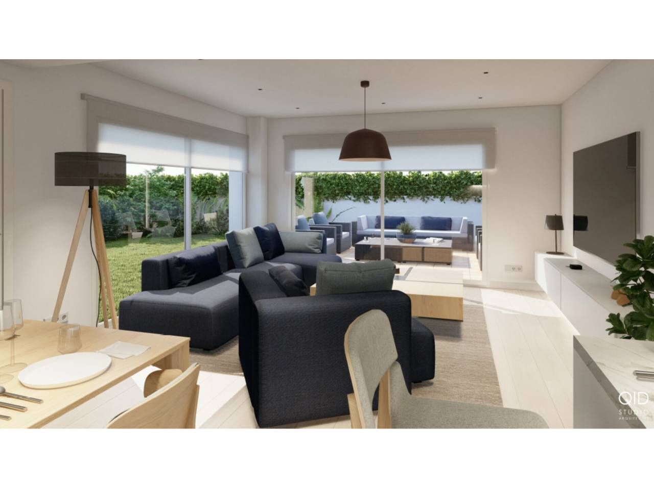 Living room of Flat for sale in Santa Maria de Palautordera  with Air Conditioner and Heating