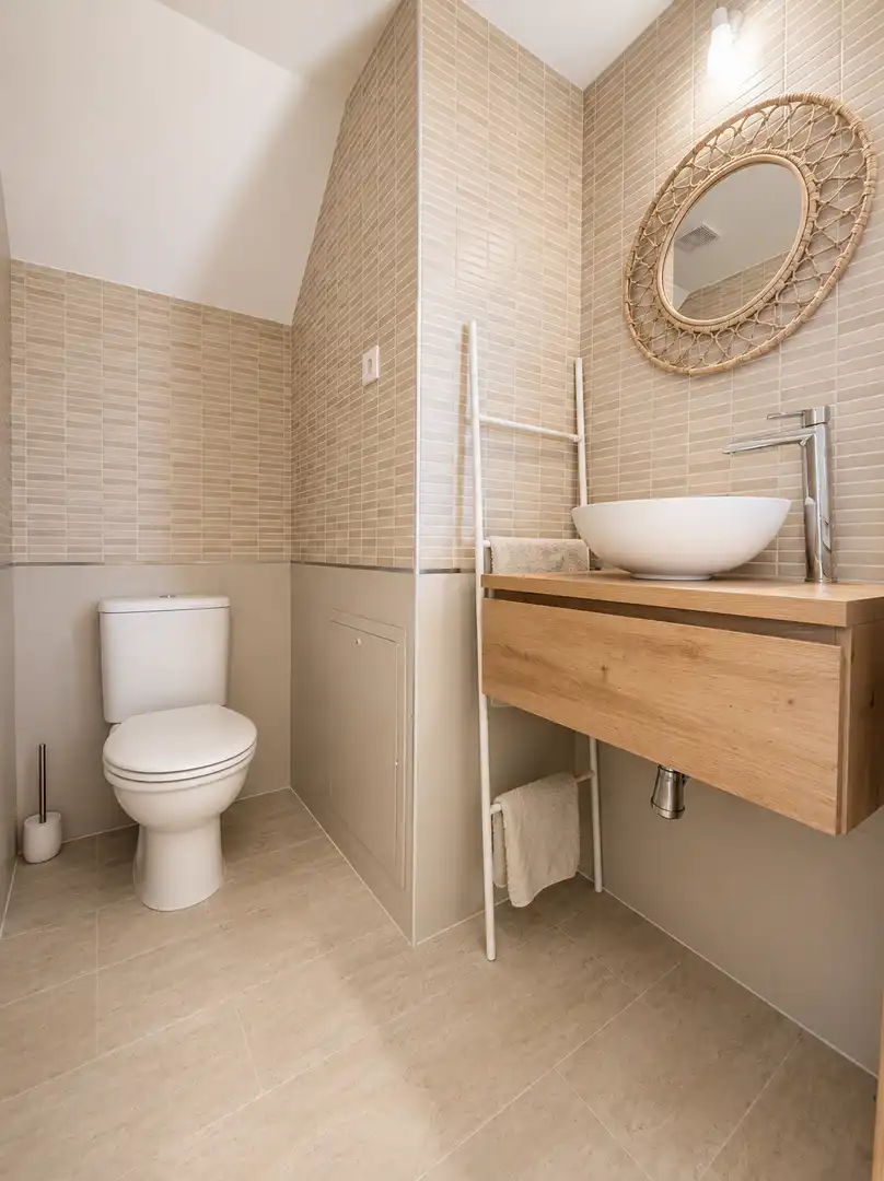 Baño de Casa adosada en venta en Villaviciosa de Odón con Aire acondicionado, Calefacción y Jardín privado