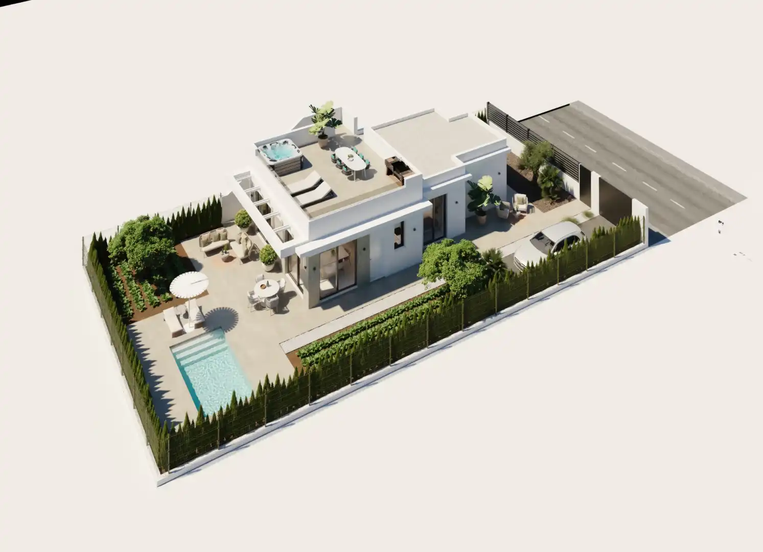 Casa o xalet en venda en Fuente Álamo de Murcia amb Aire condicionat, Calefacció i Jardí privat