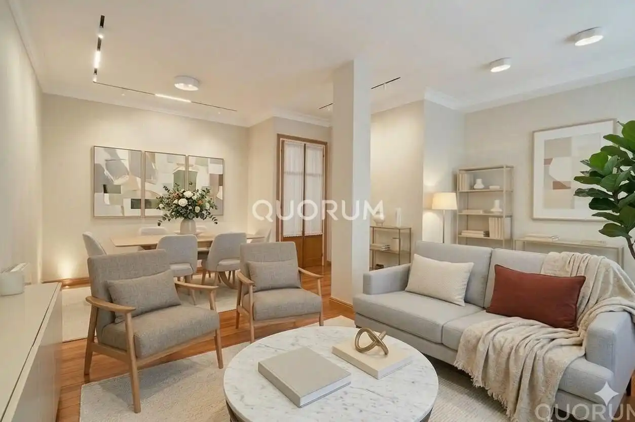 Sala de estar de Piso en venta en Bilbao  con Calefacción y Balcón