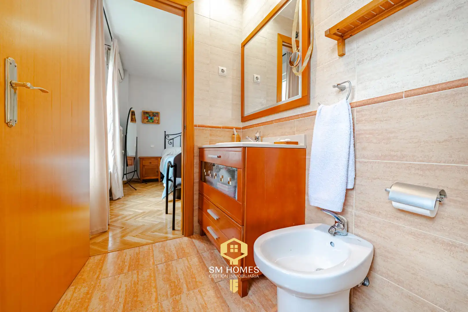 Badezimmer von Wohnung zum Verkauf in Leganés mit Klimaanlage, Heizung und Terrasse