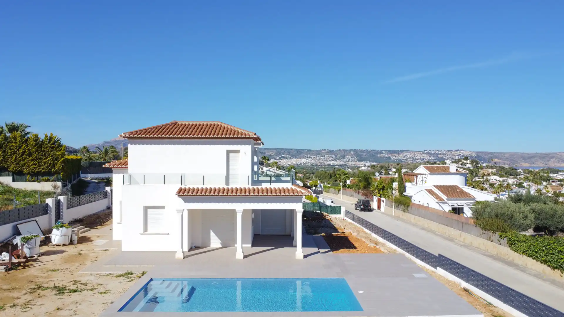 Exterior view of Houses for sale in Jávea / Xàbia  with Heating and Swimming Pool