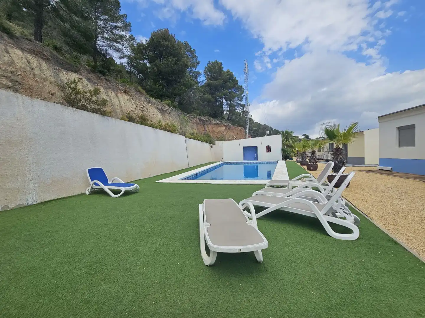 Piscina de Casa adosada en venta en Calpe / Calp con Aire acondicionado, Calefacción y Terraza