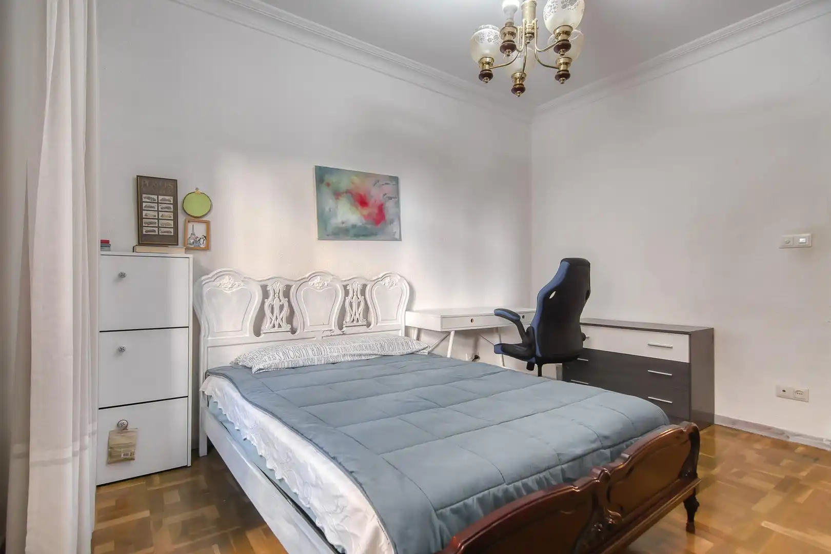 Bedroom of Flat for sale in  Pamplona / Iruña  with Heating, Storage room and Balcony