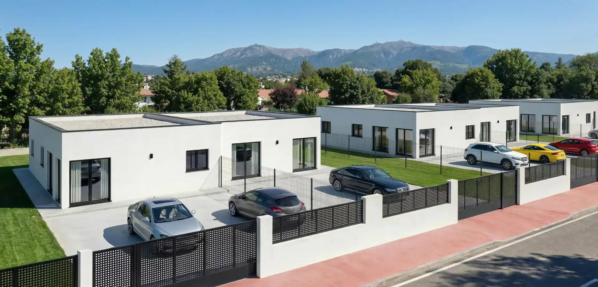 Vista exterior de Casa adosada en venta en El Espinar con Calefacción, Jardín privado y Terraza