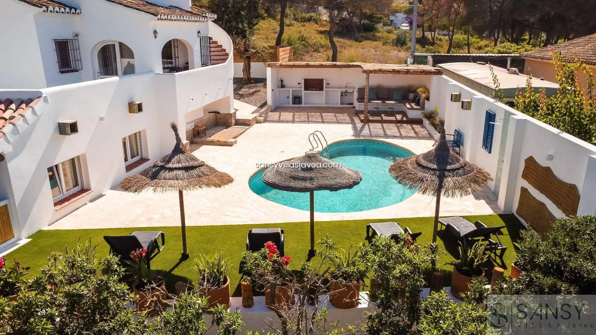 Swimming pool of Houses for sale in Jávea / Xàbia  with Storage room