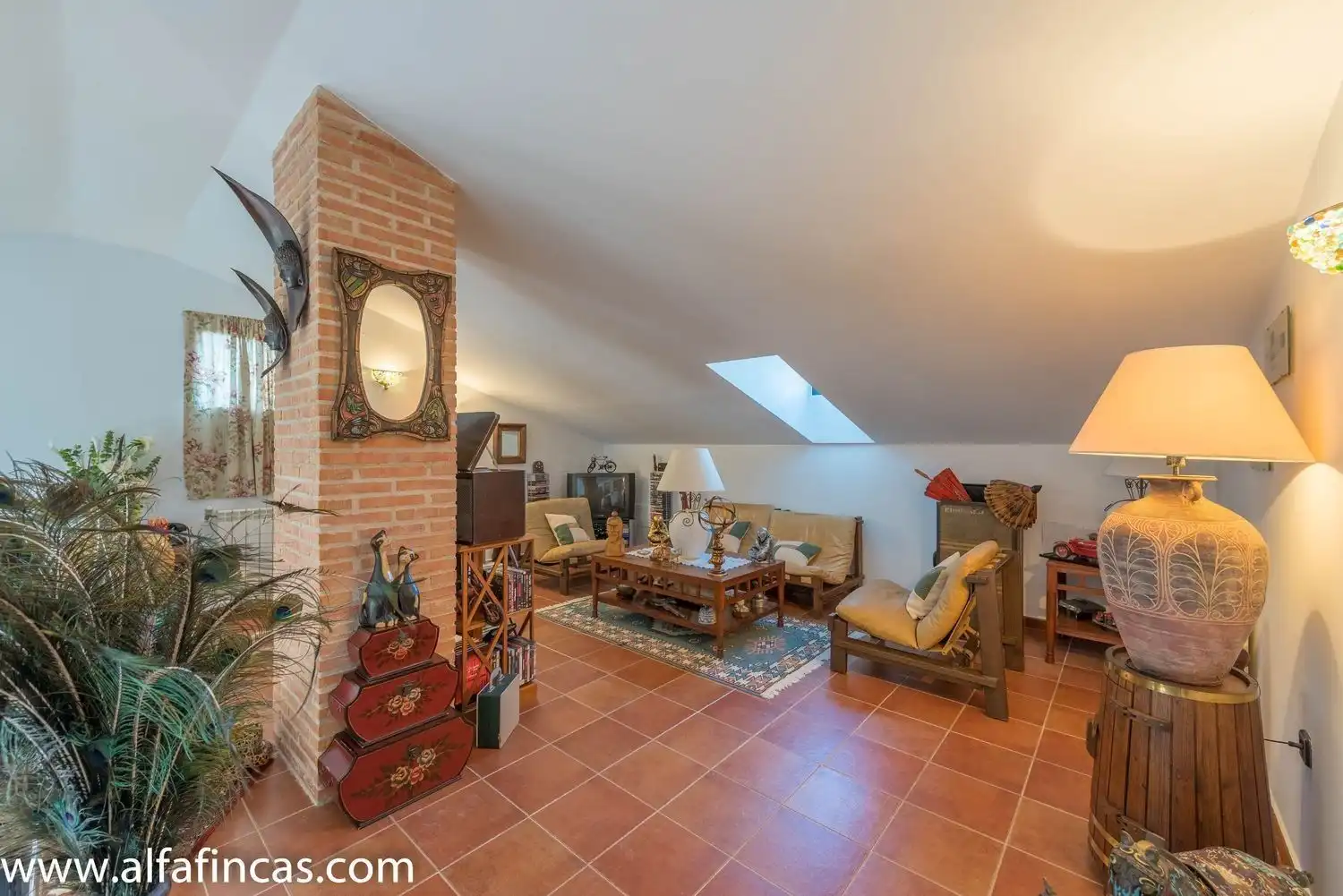 Sala de estar de Casa o chalet en venta en La Alberca de Záncara  con Jardín privado