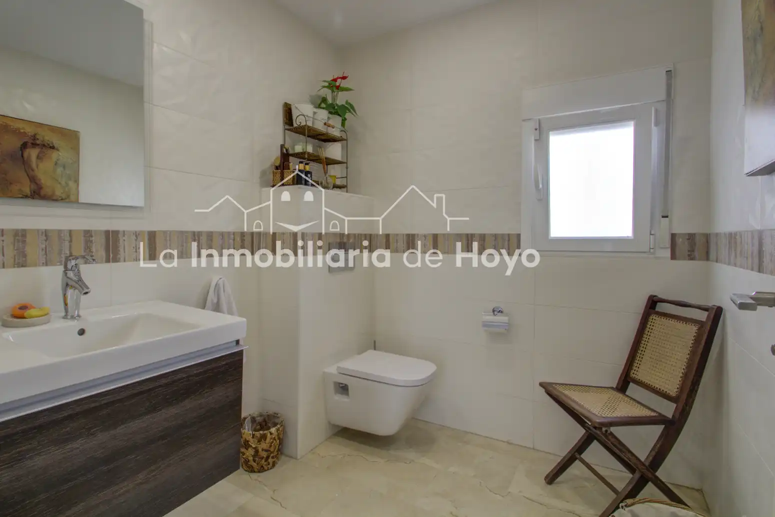 Baño de Casa o chalet en venta en Hoyo de Manzanares con Aire acondicionado, Calefacción y Jardín privado