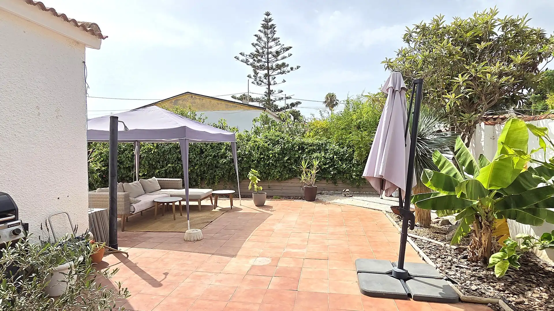 Terrassa de Casa o xalet en venda en Cartagena amb Aire condicionat, Jardí privat i Terrassa