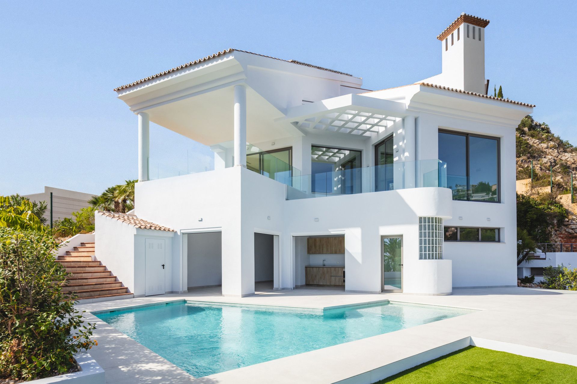 Exterior view of House or chalet for sale in Jávea / Xàbia  with Air Conditioner, Private garden and Terrace