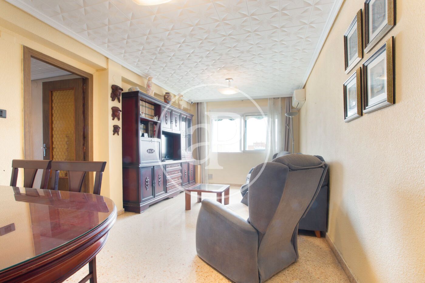 Sala de estar de Piso en venta en  Valencia Capital con Aire acondicionado, Calefacción y Amueblado