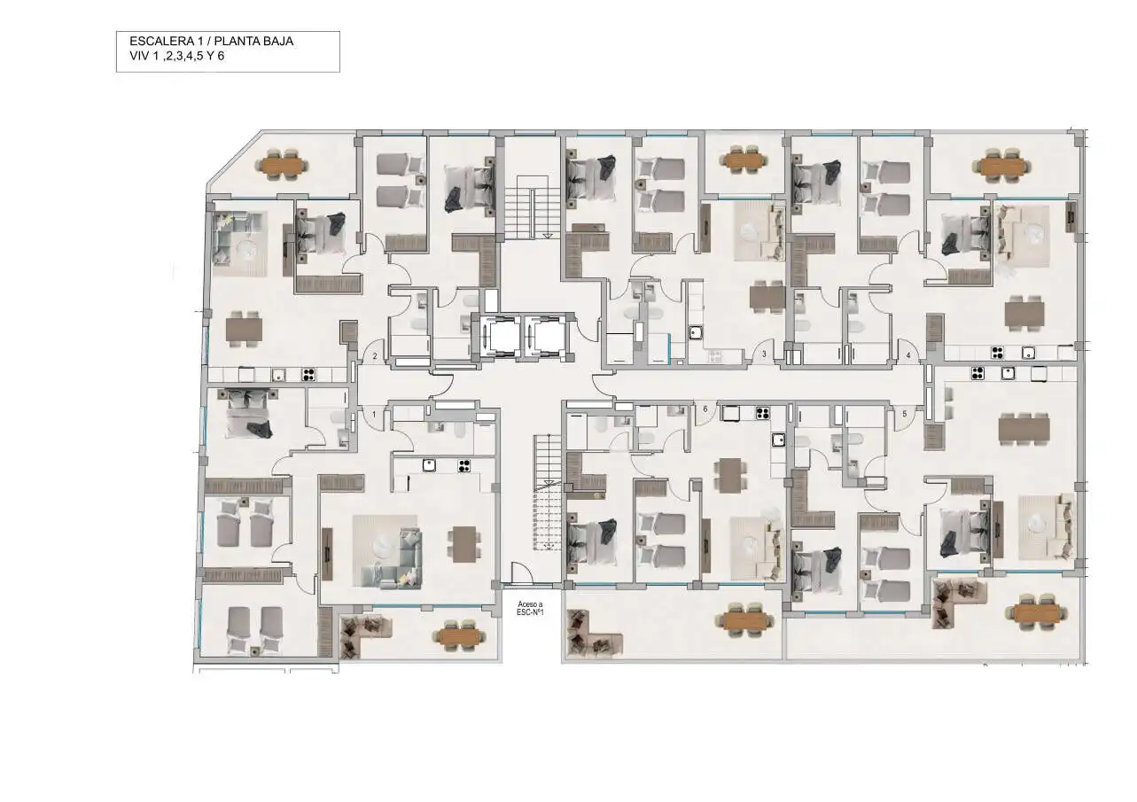 Apartament amb terrassa en venda a Santa Pola ciudad, imagen 6
