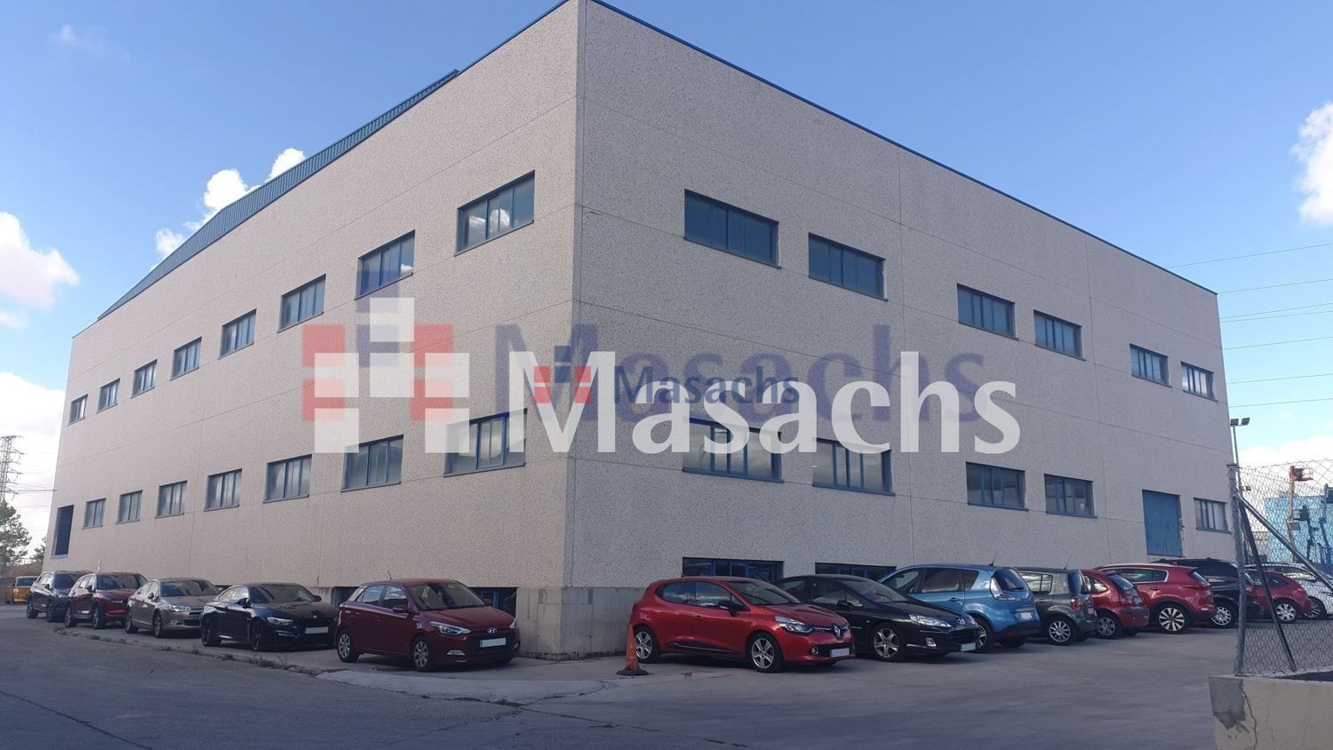 Vista exterior de Nave industrial en venta en Móstoles