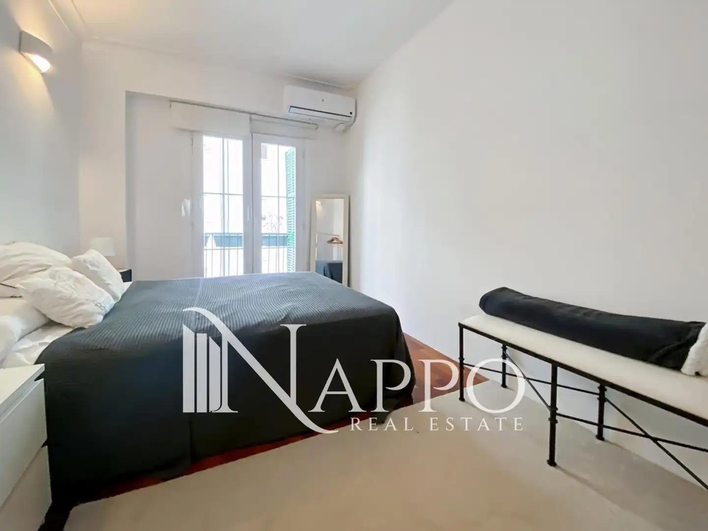 Bedroom of Flat for rent in  Palma de Mallorca  with Air Conditioner, Heating and Terrace