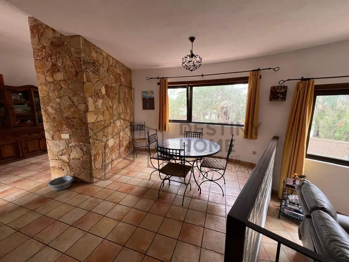 Dining room of Country homes for sale in La Oliva  with Air Conditioner, Private garden and Terrace
