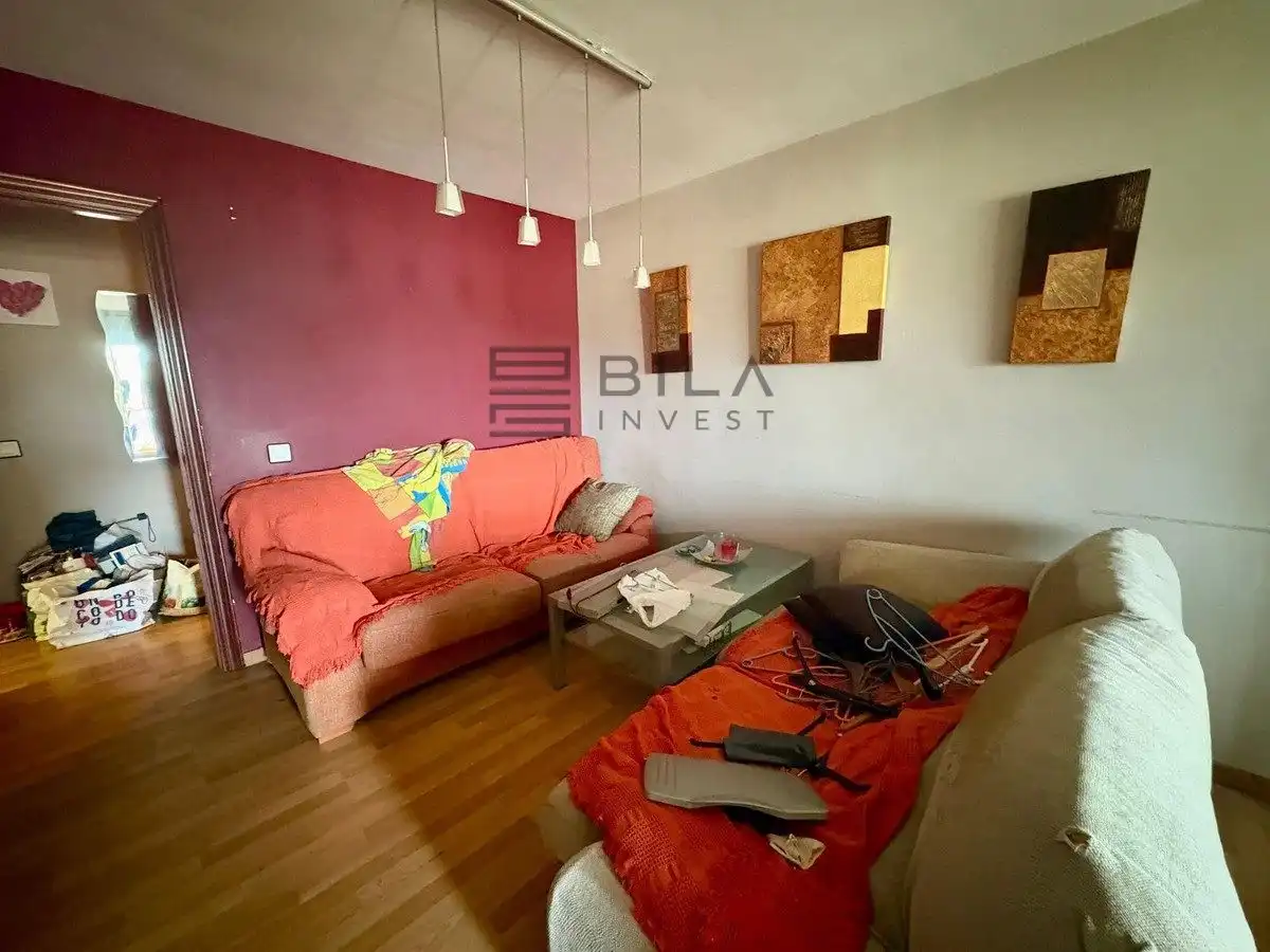 Sala de estar de Piso en venta en Mijas con Terraza, Trastero y Piscina
