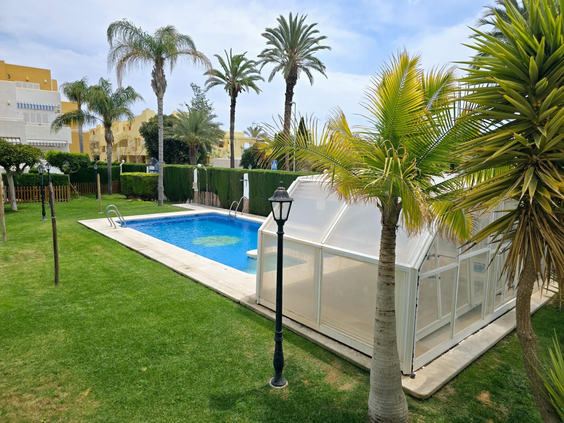 Swimming pool of Planta baja for sale in Vera  with Air Conditioner, Private garden and Terrace