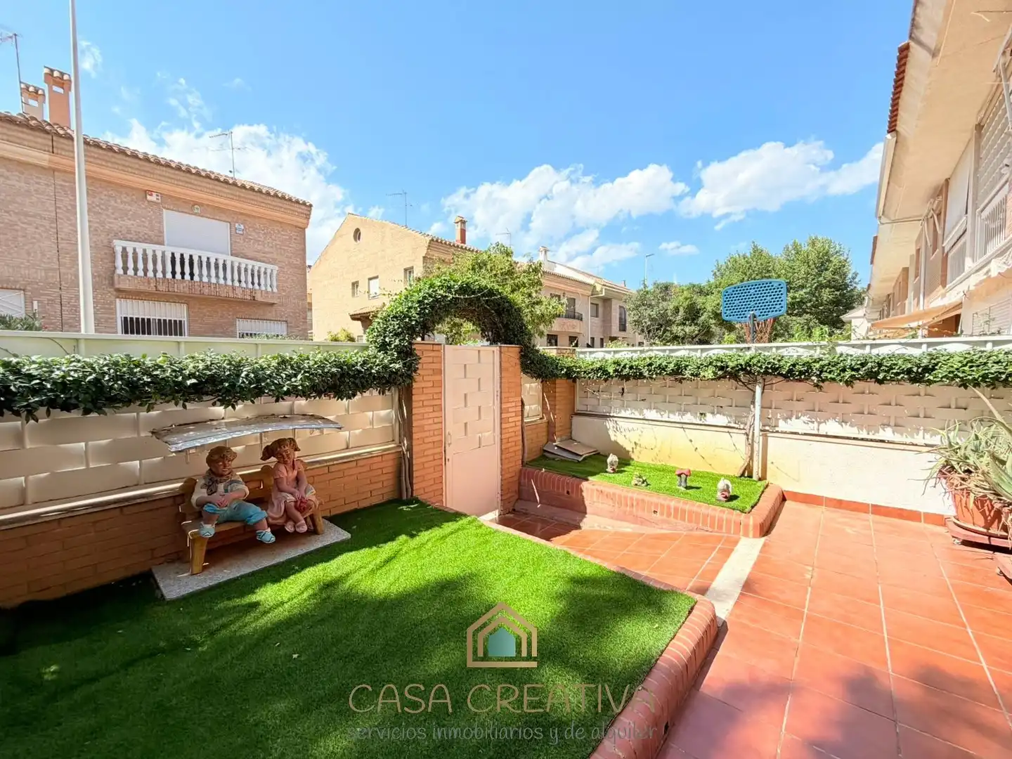 Jardín de Casa adosada en venta en Picanya con Jardín privado, Terraza y Trastero