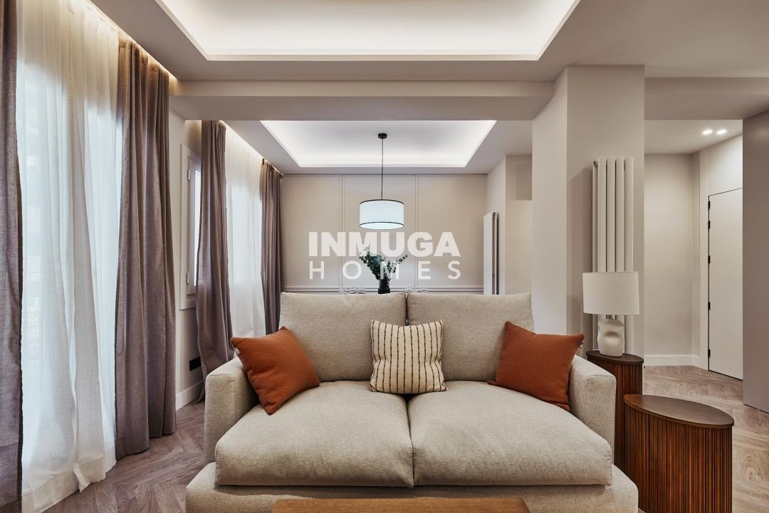 Living room of Flat for sale in  Madrid Capital  with Air Conditioner, Heating and Terrace