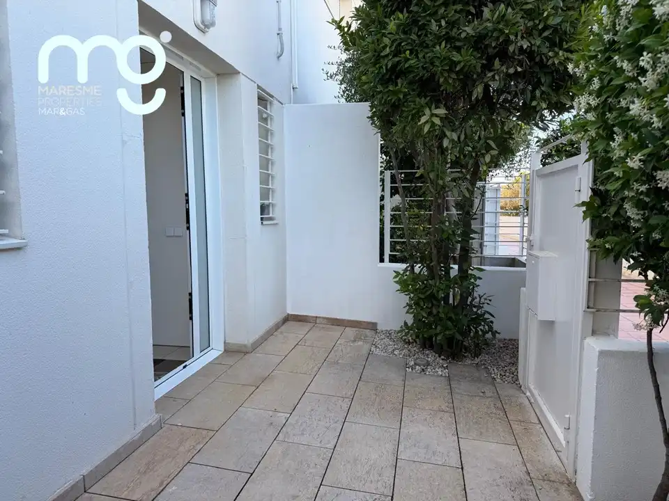 Terraza de Casa adosada en venta en Premià de Mar con Aire acondicionado, Calefacción y Jardín privado