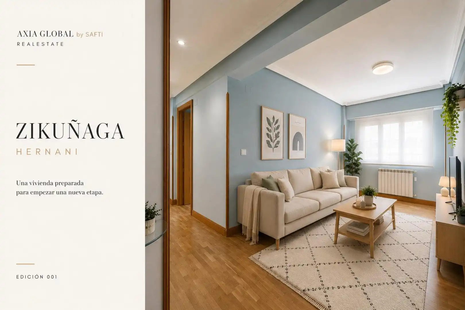Sala de estar de Piso en venta en Hernani con Calefacción y Balcón