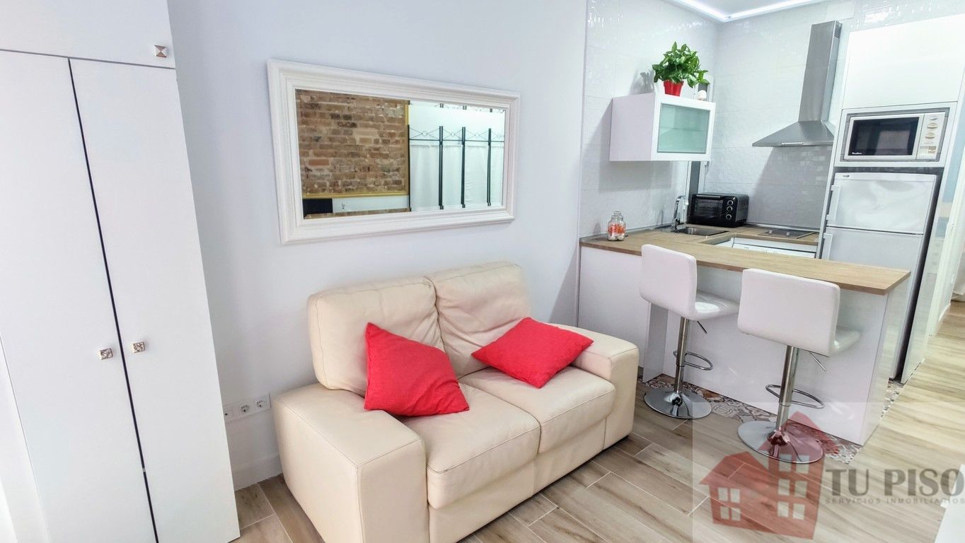 Living room of Flat to rent in  Madrid Capital  with Heating and Furnished