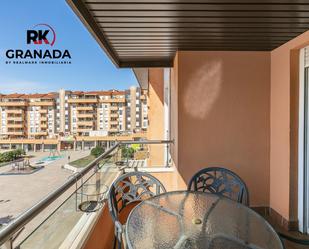 Terrace of Flat for sale in  Granada Capital  with Air Conditioner, Heating and Parquet flooring