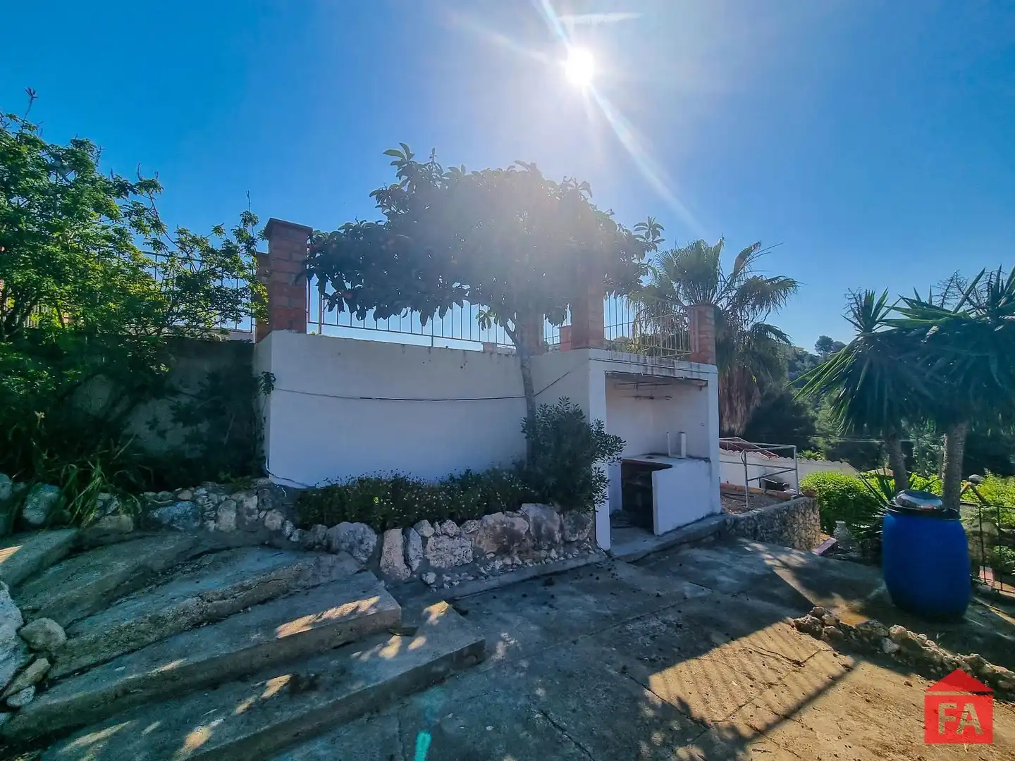 Vista exterior de Casa o chalet en venta en Bellvei con Terraza