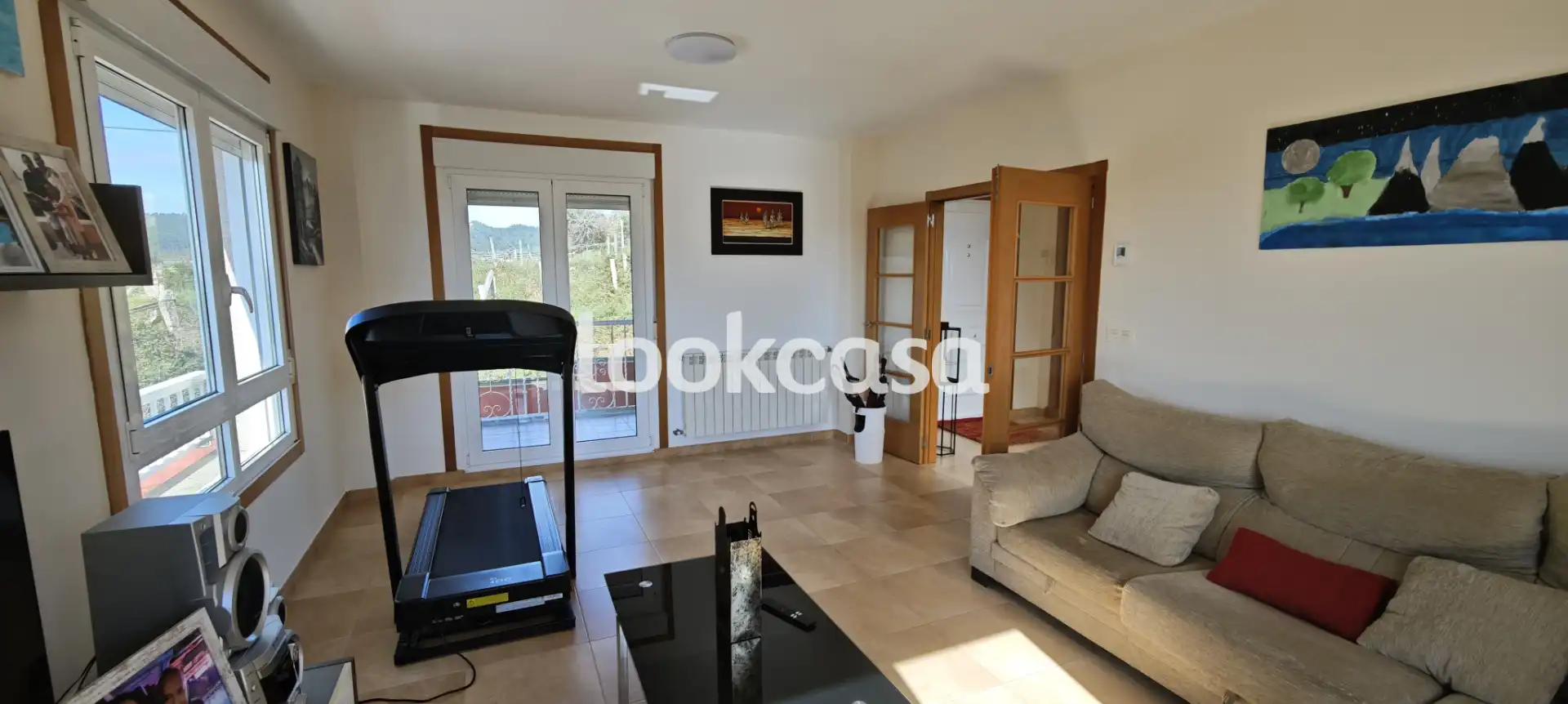 Sala de estar de Casa o chalet en venta en Meis con Calefacción, Jardín privado y Parquet