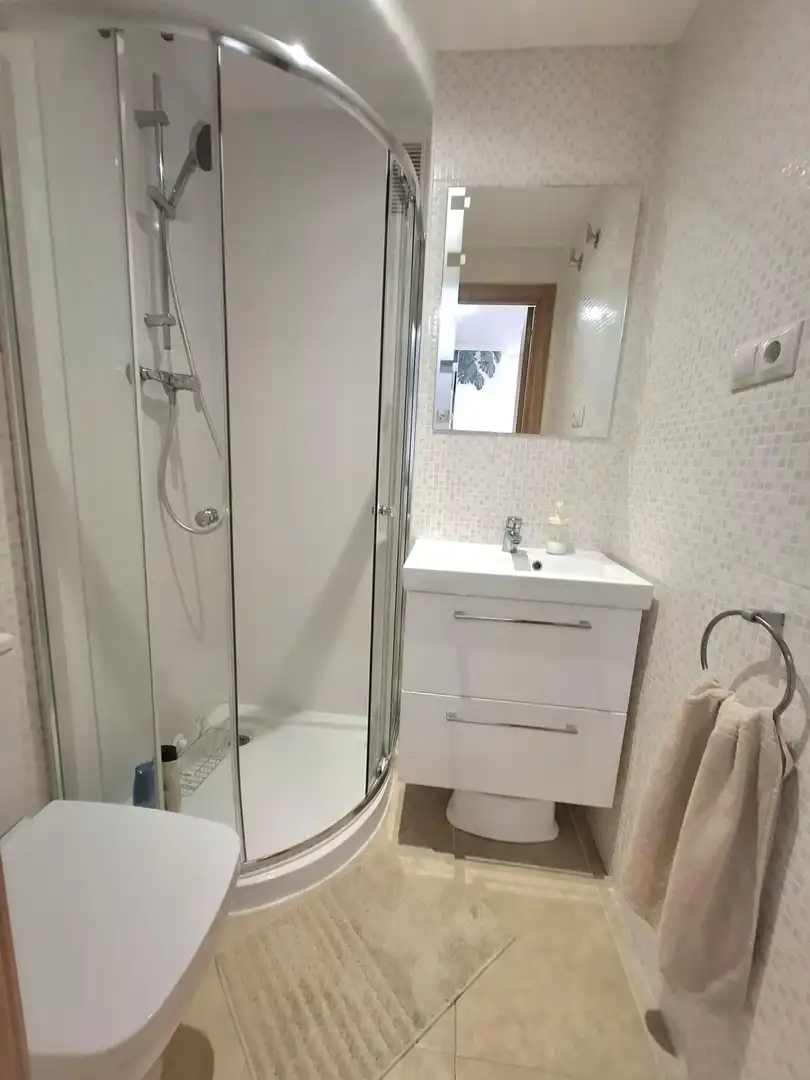 Baño de Apartamento en venta en Oropesa del Mar / Orpesa con Aire acondicionado, Amueblado y Balcón