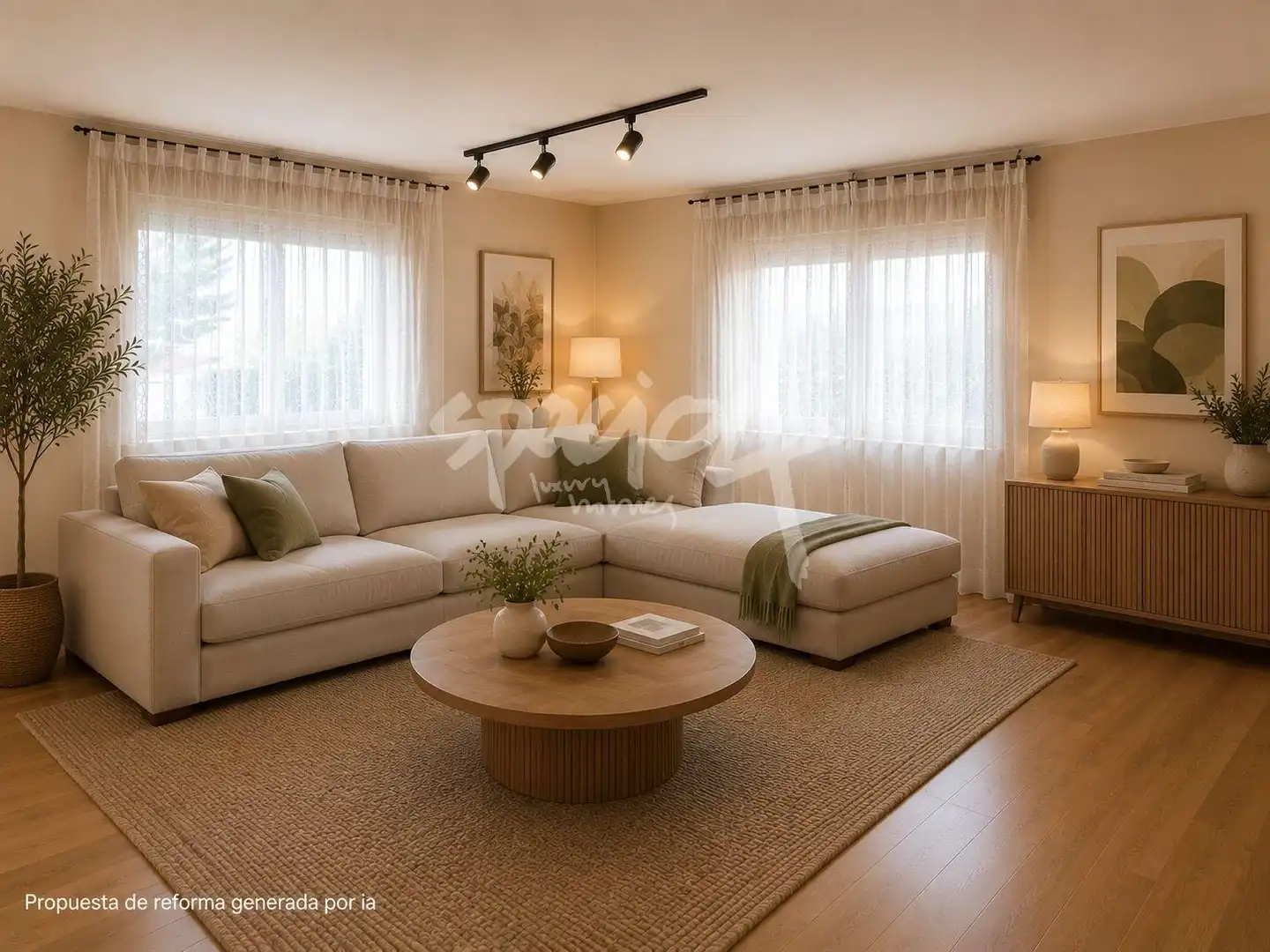 Sala de estar de Casa o chalet en venta en Ponferrada con Calefacción y Amueblado