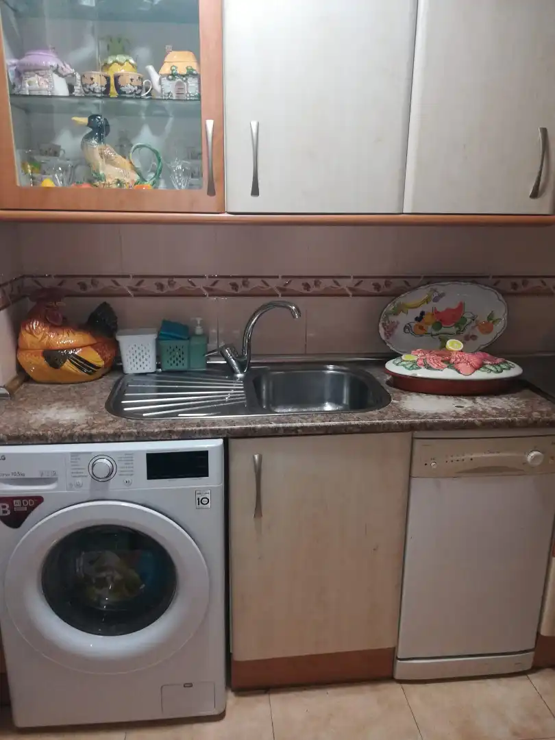 Kitchen of Flat for sale in Móstoles  with Heating, Parquet flooring and Terrace