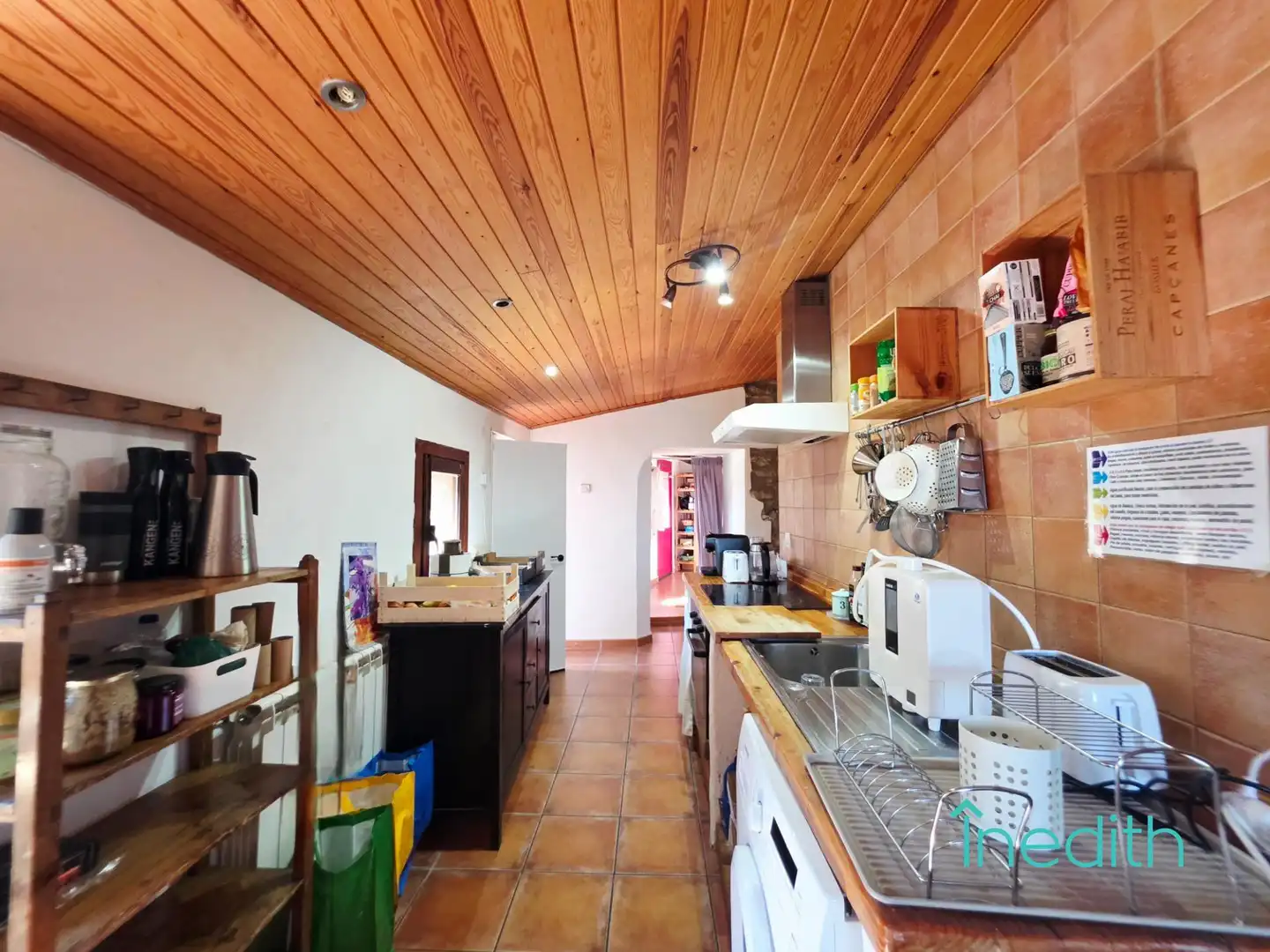Cuina de Casa o xalet en venda en El Pont de Bar amb Aire condicionat, Jardí privat i Terrassa