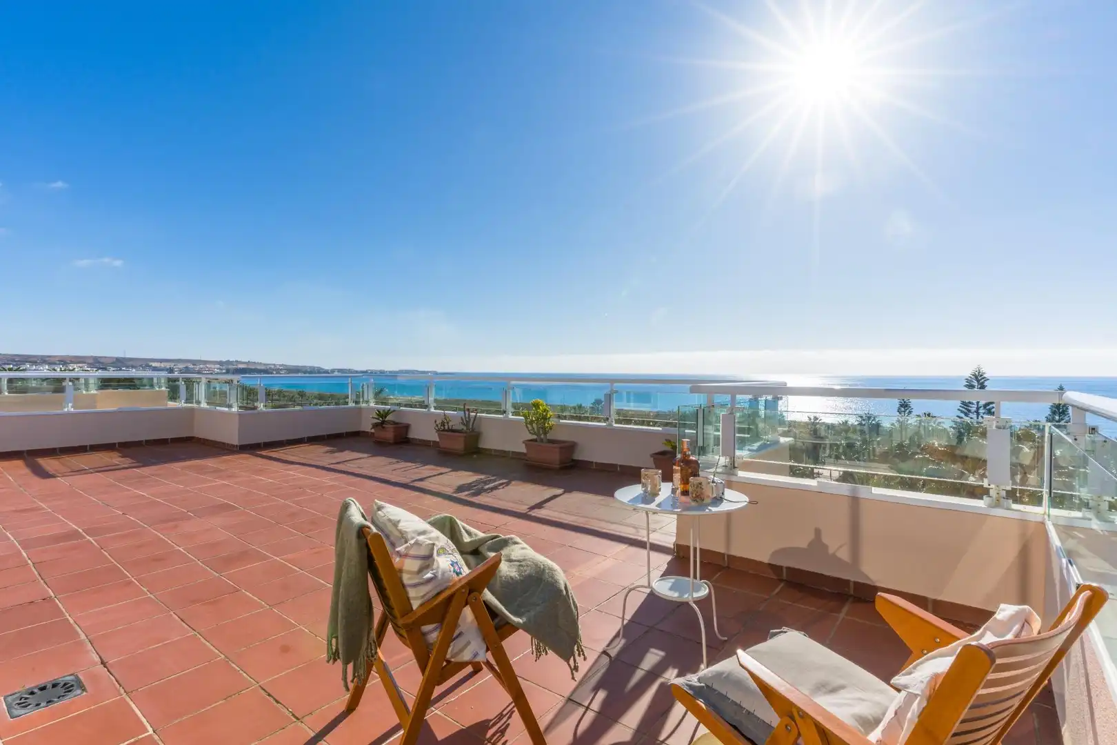 Terraza de Ático en venta en El Ejido con Aire acondicionado, Calefacción y Jardín privado