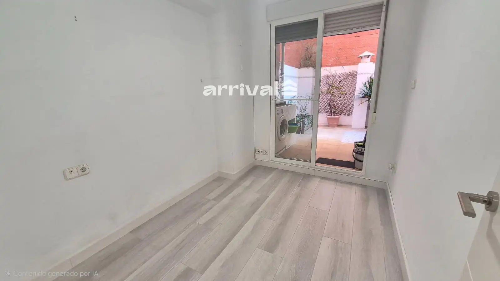 Schlafzimmer von Wohnung zur Miete in Valencia mit Klimaanlage, Heizung und Terrasse