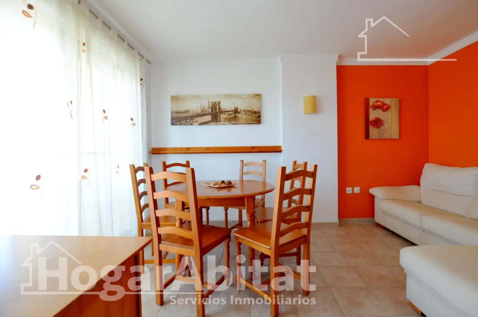 Dining room of Flat for sale in Cullera  with Air Conditioner, Terrace and Balcony