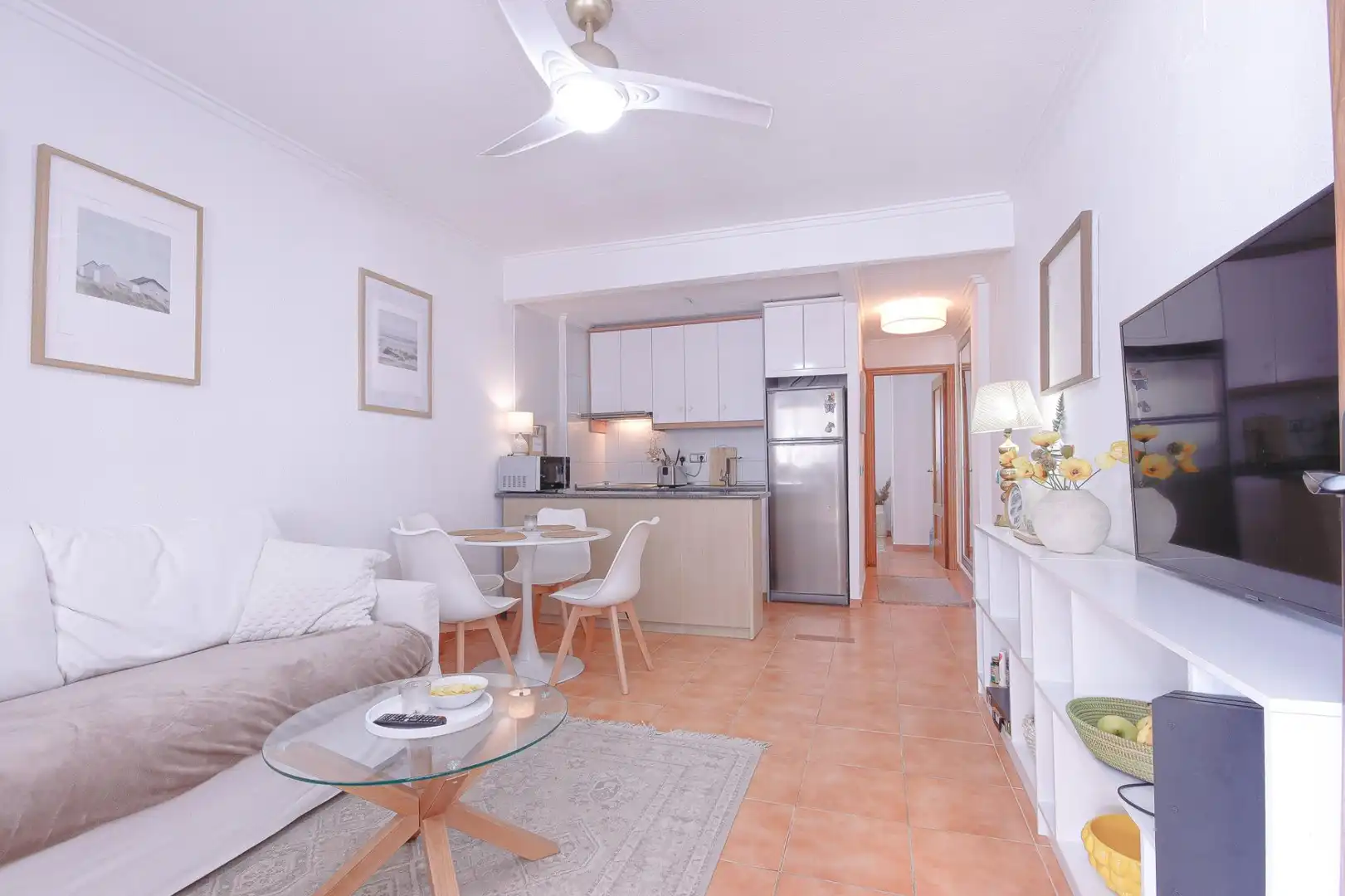 Sala de estar de Casa o chalet de alquiler en Torrevieja con Aire acondicionado, Calefacción y Terraza