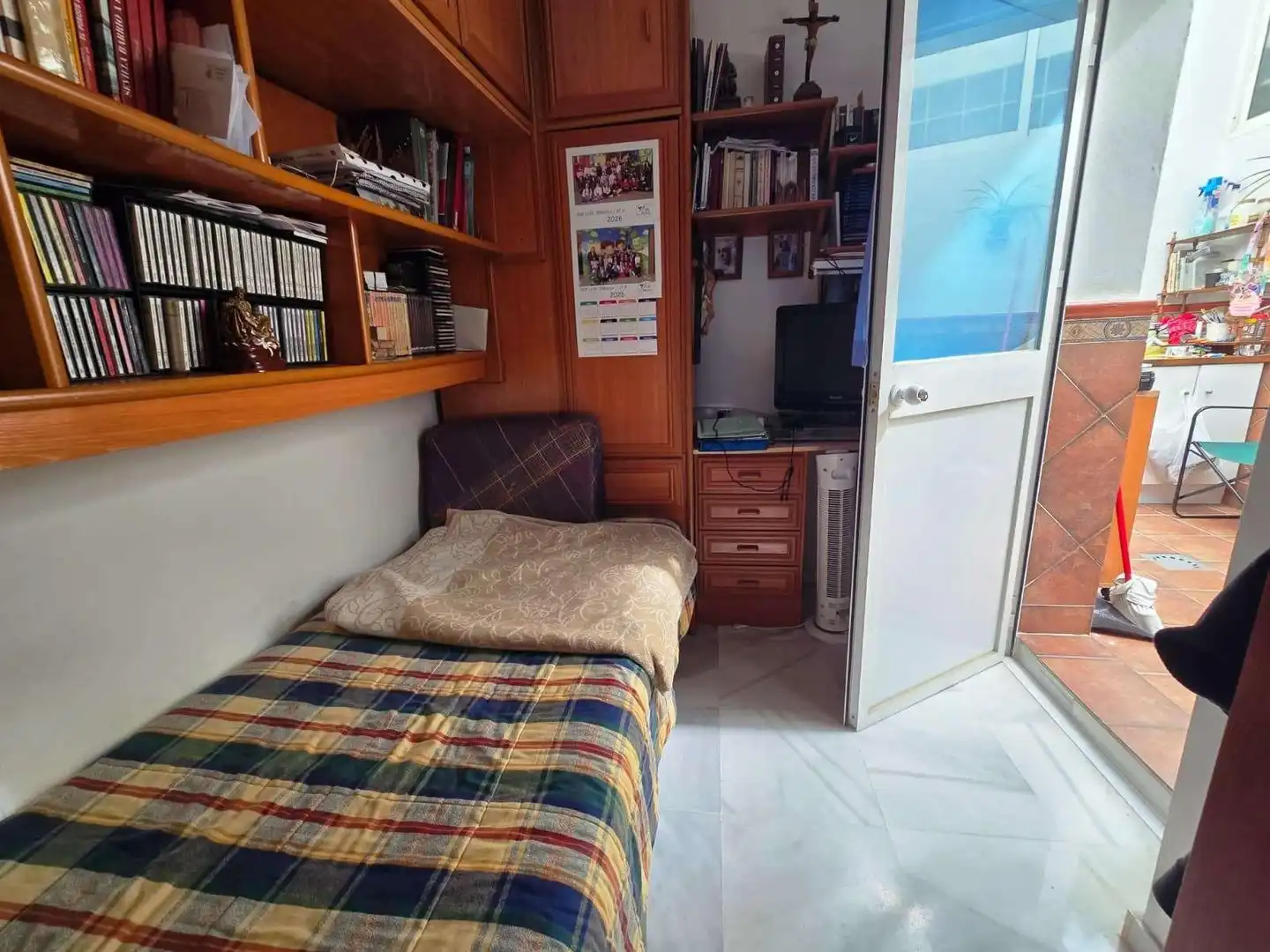 Dormitori de Casa o xalet en venda en Castilleja de la Cuesta amb Aire condicionat, Terrassa i Balcó