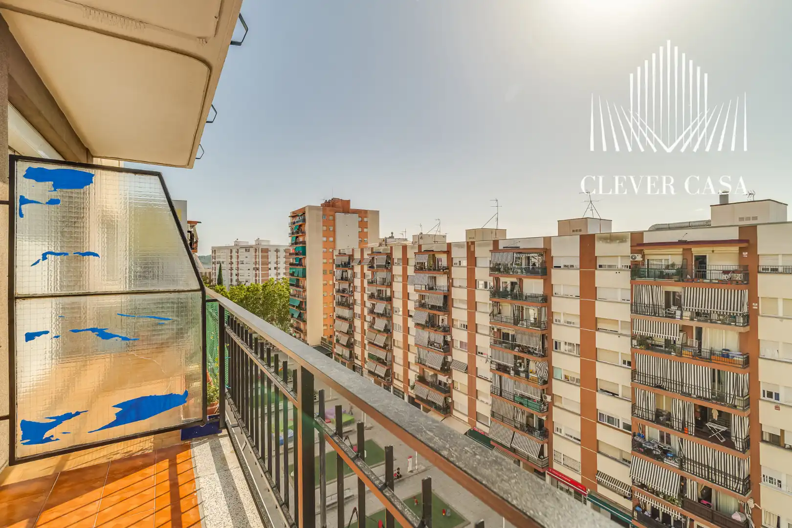 Balcony of Flat for sale in Rubí  with Heating, Terrace and Furnished