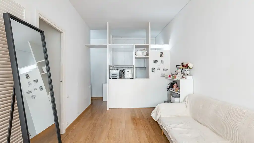 Sala d'estar de Apartament en venda en Sarrià - Sant Gervasi