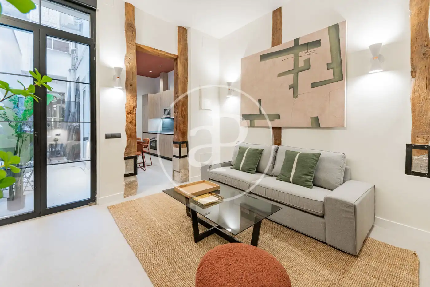 Sala de estar de Piso en venta en  Madrid Capital con Aire acondicionado, Calefacción y Terraza