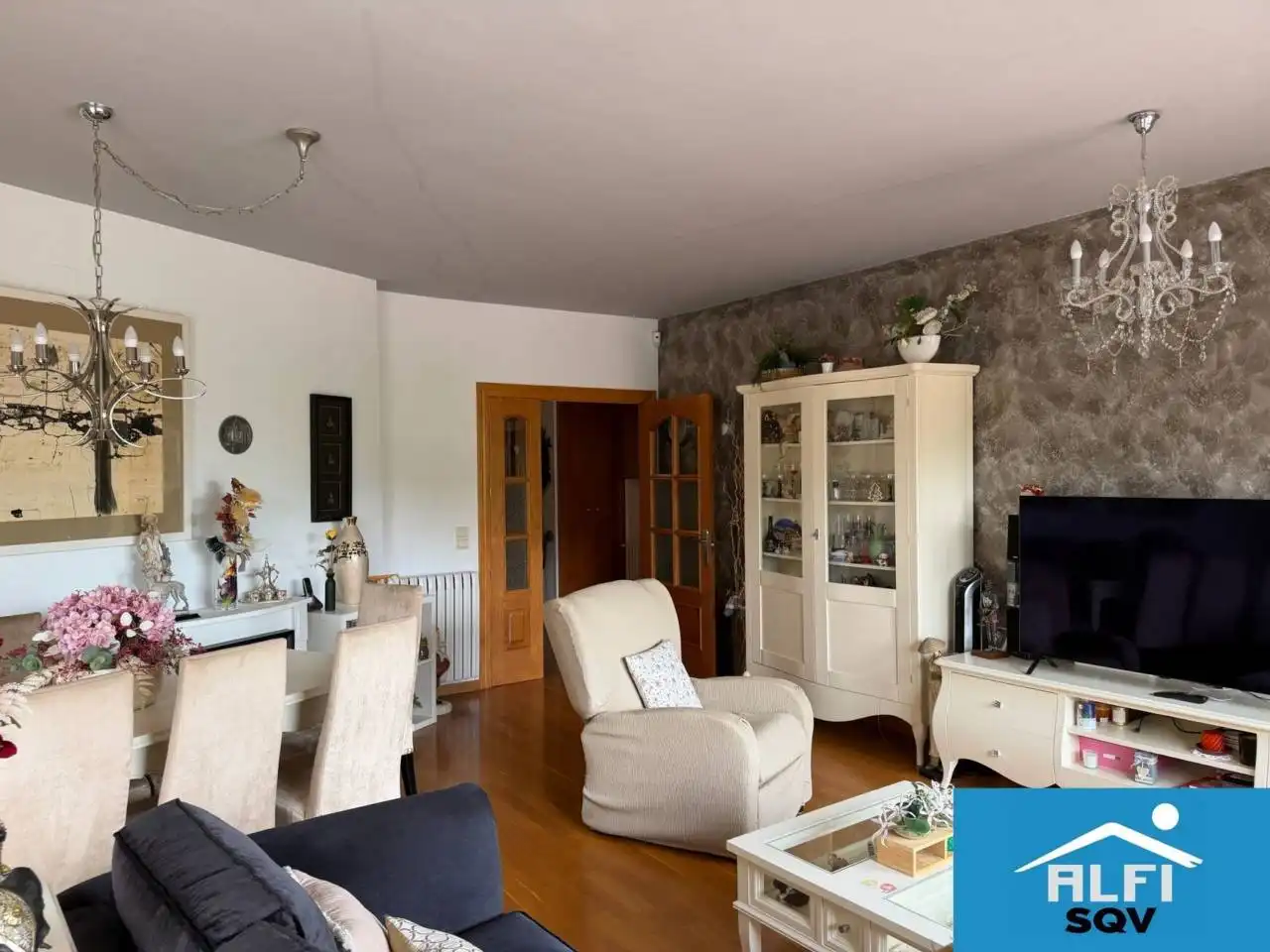 Sala d'estar de Pis en venda en Sant Quirze del Vallès amb Aire condicionat, Calefacció i Parquet