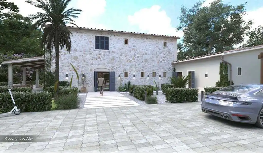 Exterior view of Country homes for sale in Felanitx  with Air Conditioner, Heating and Storage room
