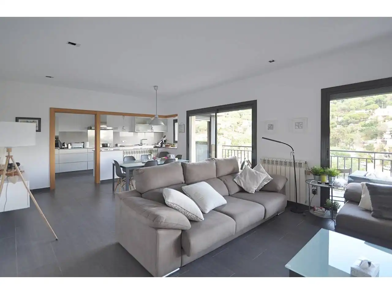 Living room of Houses for sale in Lloret de Mar  with Heating, Private garden and Terrace