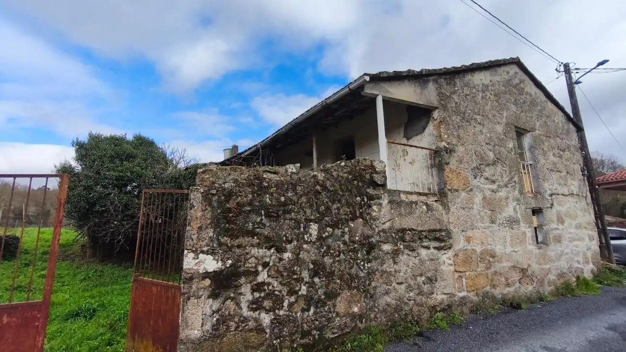 Vista exterior de Casa o chalet en venta en San Amaro con Jardín privado y Balcón