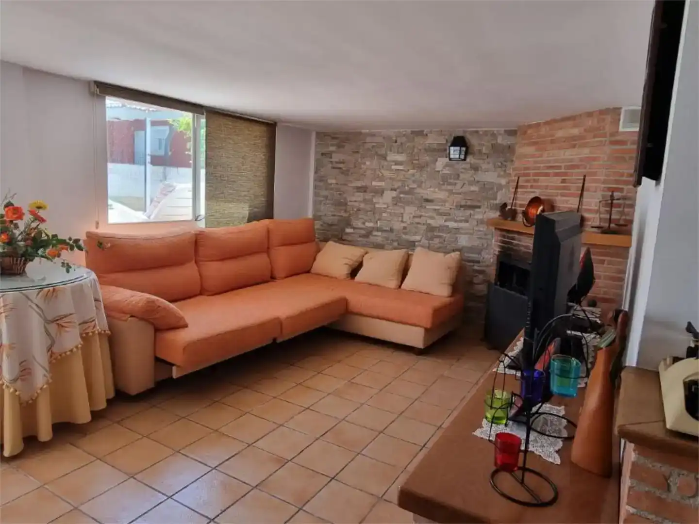Sala d'estar de Casa o xalet en venda en Peñíscola / Peníscola amb Aire condicionat i Piscina