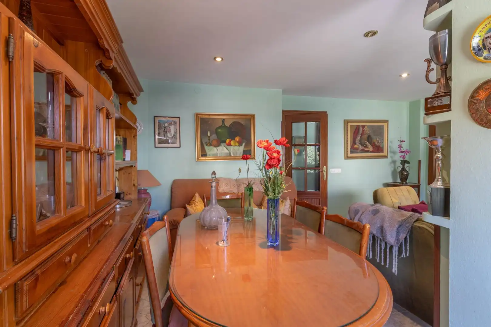Esszimmer von Wohnung zum Verkauf in Granada mit Balkon